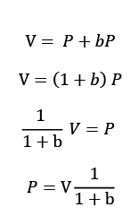 Equation 1: Value to Buyer versus Final Sale Price