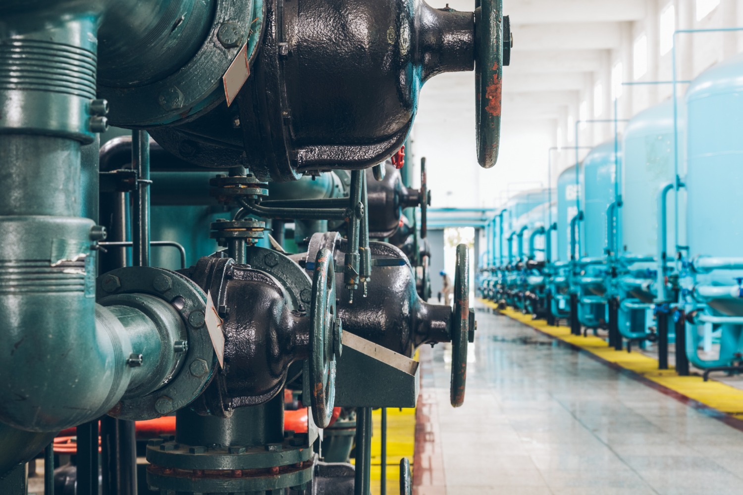 Industrial plant equipment, steel pipes and cables
